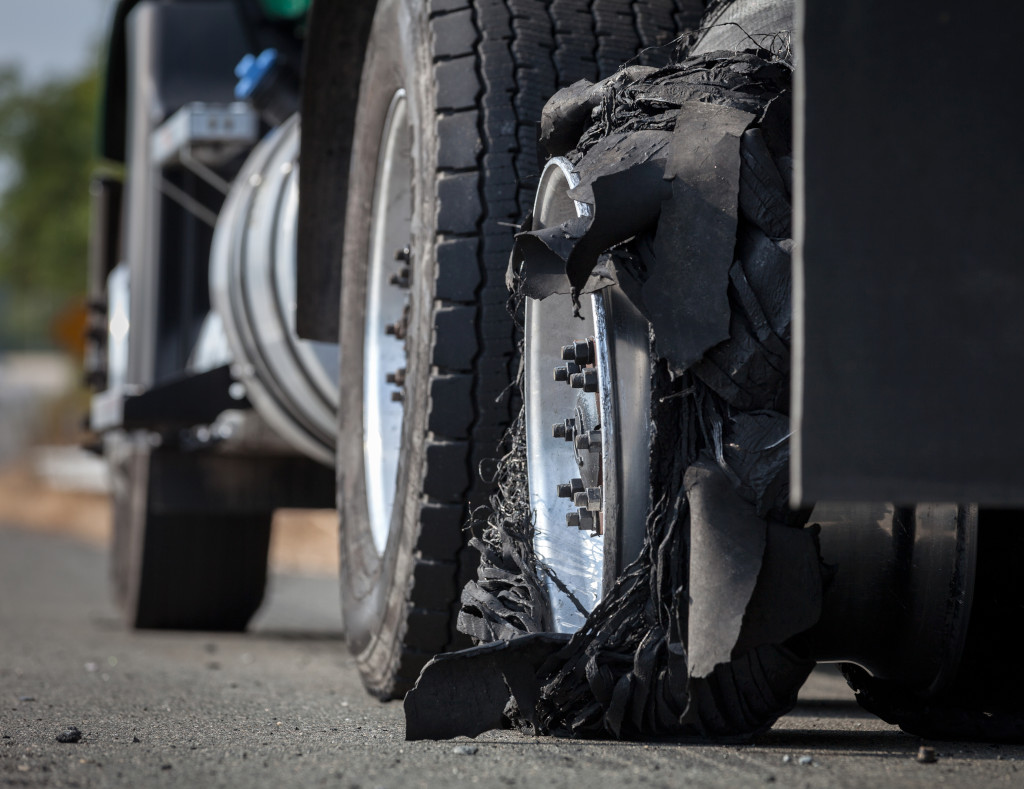 Truck Tire Blowout Accident Lawyer