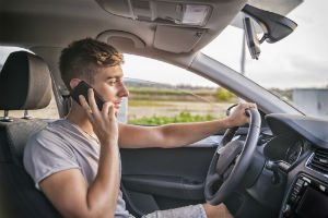 driver on phone
