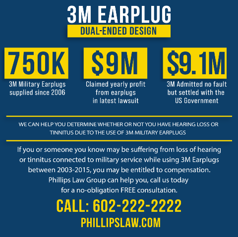 3m earplug statistics and call to action 