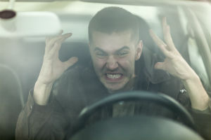 angry motorist