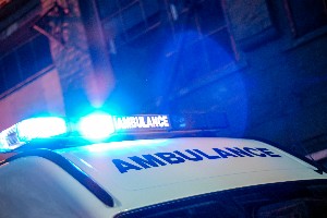 ambulance t-bone crash in somerton