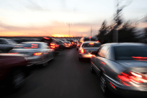 rush-hour traffic 