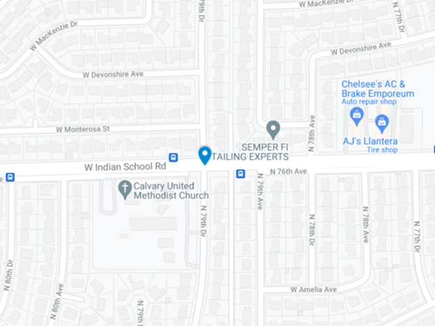 map image of area near Indian School Road and 79th Drive
