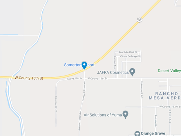 google-map-area of east somerton multi-car crash