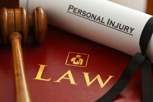 personal injury claim and gavel