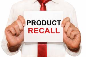 product recall written on a card
