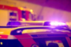ambulance lights at night crash east somerton