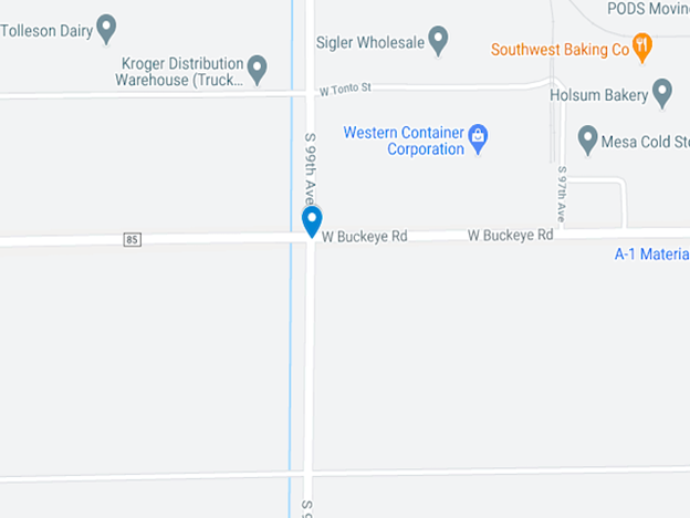 google map image of west buckeye road crash site