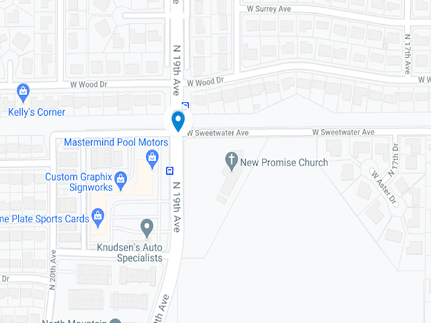google map of sweetwater avenue